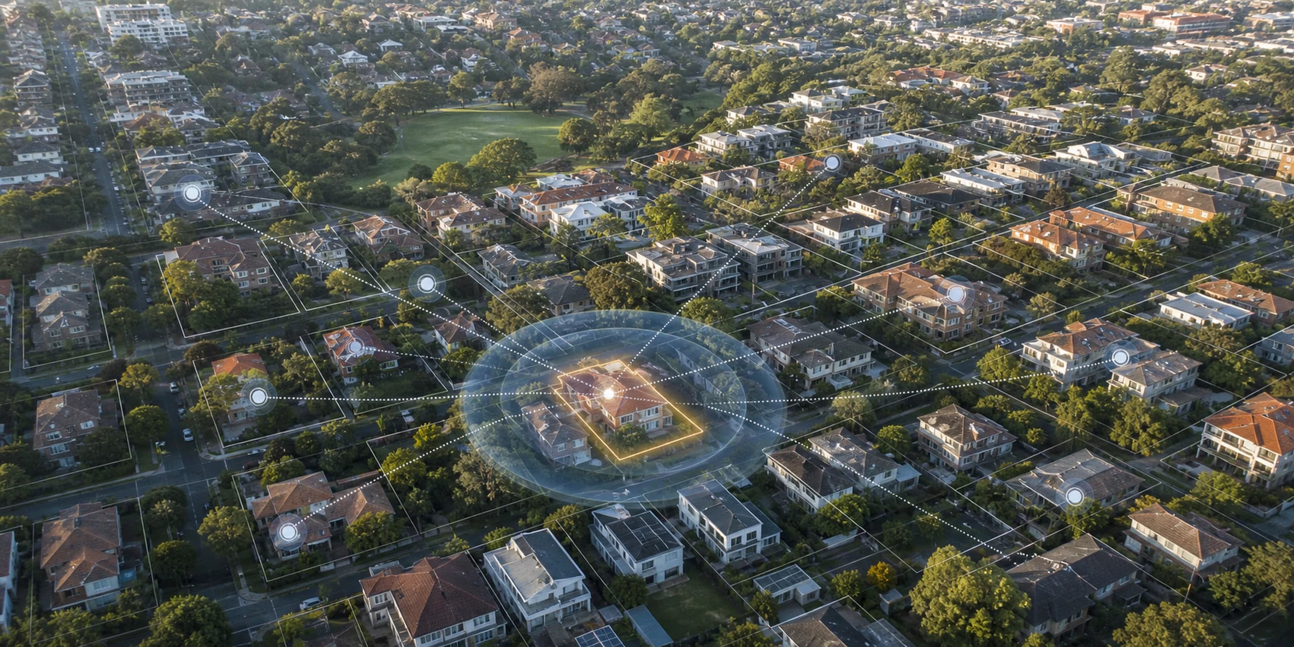 Automated valuation model combining neighbourhood and comparable-property data