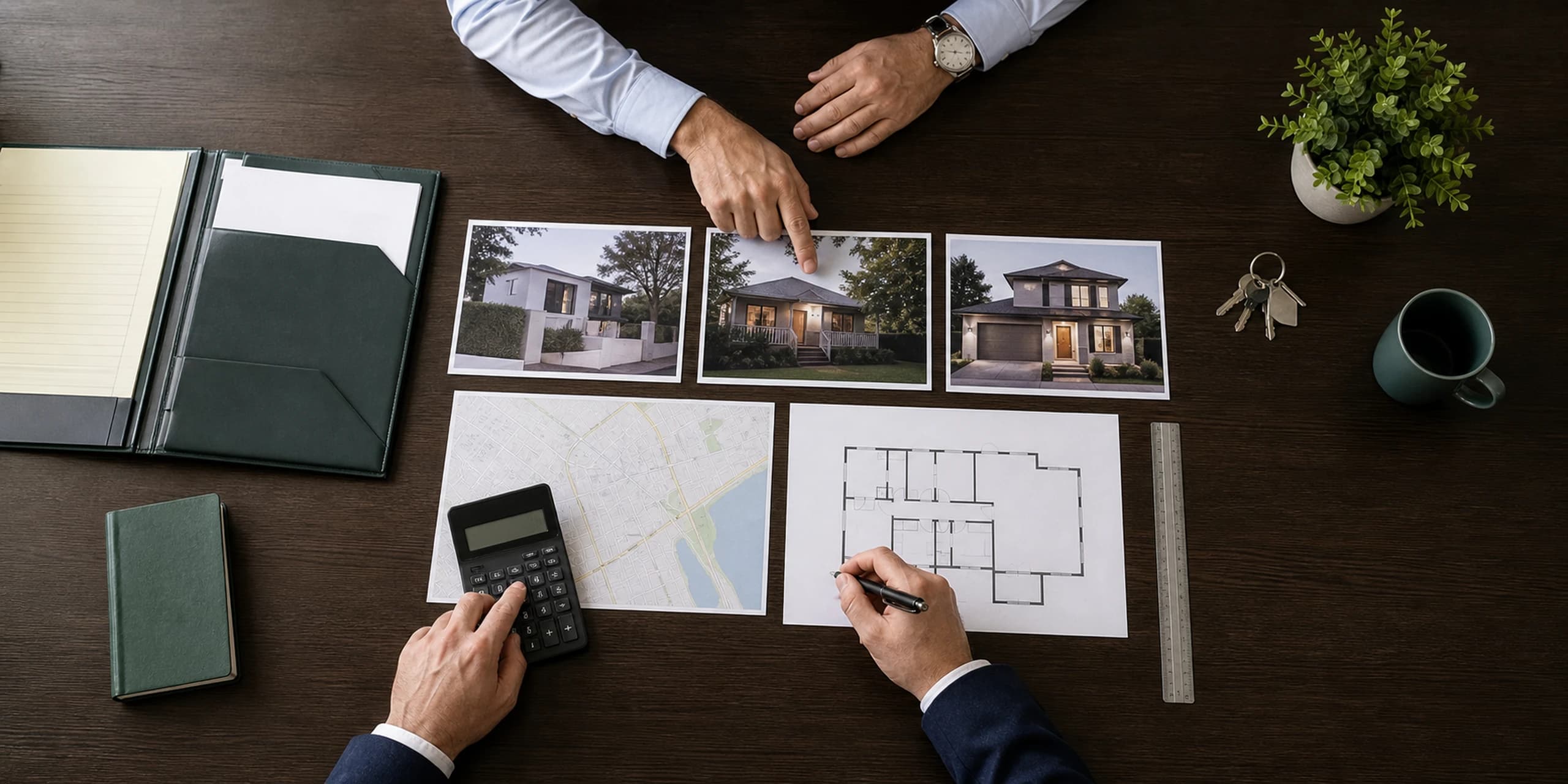 Property professionals reviewing comparable sales and valuation evidence